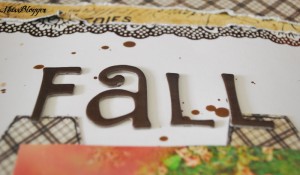 Scrapbooking: Layout Fall - Details