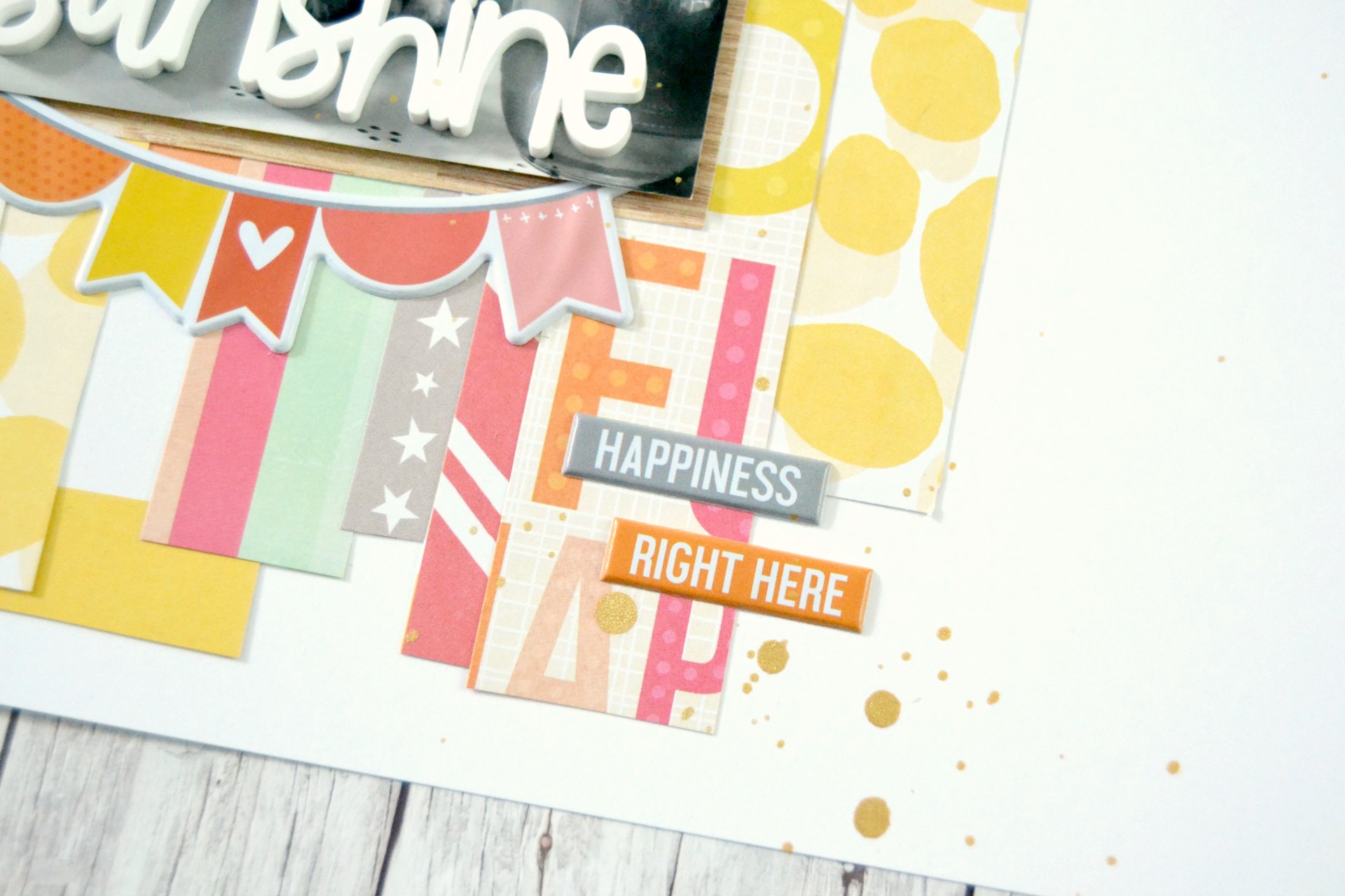 Layout You are my Sunshine {ScrapbookWerkstatt DT} kaffeeliebelei